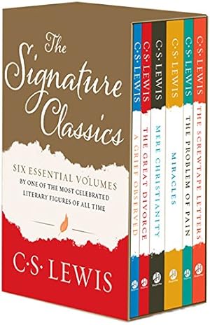 Image du vendeur pour C. S. Lewis Signature Classics: Mere Christianity, The Screwtape Letters, A Grief Observed, The Problem of Pain, Miracles, and The Great Divorce (Boxed Set) mis en vente par Pieuler Store