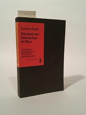 Seller image for Ethnologie und Anthropologie bei Marx for sale by ANTIQUARIAT Franke BRUDDENBOOKS