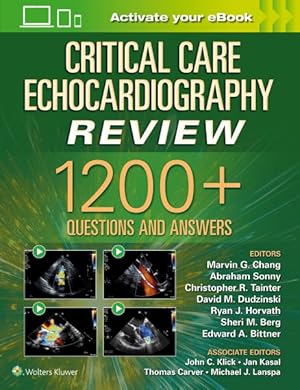 Imagen del vendedor de Critical Care Echocardiography Review : 1200+ Questions and Answers: Print + Ebook With Multimedia a la venta por GreatBookPricesUK