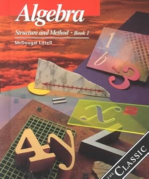 Seller image for Algebra Structure and Method, Grades 8-11 Book 1: Mcdougal Littell Structure & Method for sale by Pieuler Store