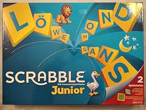 Mattel Games Y9670: Scrabble Junior Kreuzwortspiel [Brettspiel]. Zwei lustige Wörterspiele in ein...