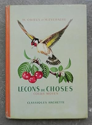 Seller image for Leons de choses. Cours moyen. for sale by Librairie les mains dans les poches