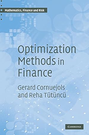 Imagen del vendedor de Optimization Methods in Finance (Mathematics, Finance and Risk, Series Number 5) a la venta por Pieuler Store