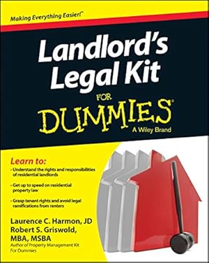 Seller image for Landlords Legal Kit For Dummies for sale by Pieuler Store