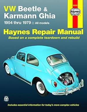 Seller image for VW Beetle & Karmann Ghia 1954 through 1979 All Models (Haynes Repair Manual) for sale by Pieuler Store