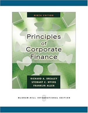 Seller image for Principles of Corporate Finance with S&P bind-in card for sale by Pieuler Store