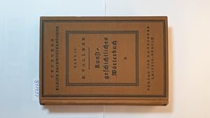 Bild des Verkufers fr Kunstgeschichtliches Wrterbuch (Teubners kleine Fachwrterbcher ; 13) zum Verkauf von Gebrauchtbcherlogistik  H.J. Lauterbach