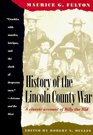 Seller image for History of the Lincoln County War for sale by Pieuler Store
