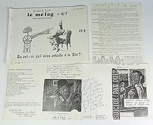 Imagen del vendedor de Revue Le Melog (incendie de fort) n6-7 "Qu'est-ce qui nous attache  la vie?" a la venta por Librairie L'Autre sommeil