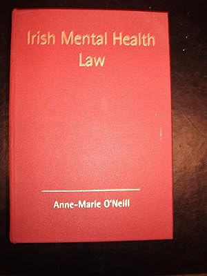 Bild des Verkufers fr irish mental health law zum Verkauf von Trinity Books