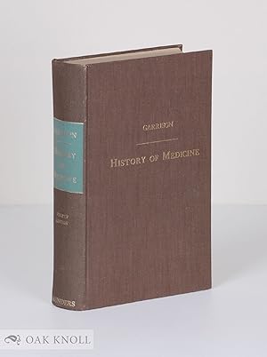 Seller image for INTRODUCTION TO THE HISTORY OF MEDICINE WITH MEDICAL CHRONOLOGY, SUGGESTIONS FOR STUDY AND BIBLIOGRAPHIC DATA for sale by Oak Knoll Books, ABAA, ILAB