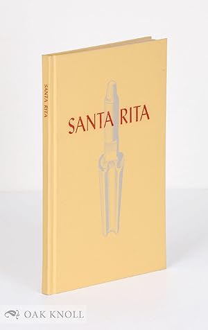 Imagen del vendedor de SANTA RITA a la venta por Oak Knoll Books, ABAA, ILAB