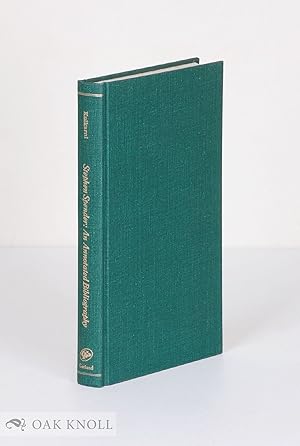 Seller image for STEPHEN SPENDER; WORKS AND CRITICISM, AN ANNOTATED BIBLIOGRAPHY for sale by Oak Knoll Books, ABAA, ILAB