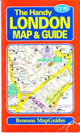 Imagen del vendedor de The Handy London. Map & Guide. a la venta por Librera y Editorial Renacimiento, S.A.