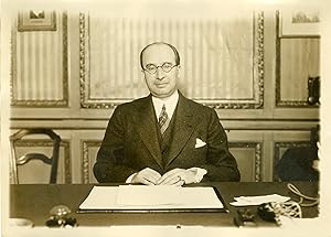 "Marquis de LILLERS (Président de la CROIX ROUGE 1932)" Photo de presse originale G. DEVRED Agenc...