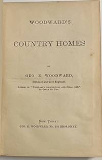 Seller image for Woodward's Country Homes for sale by Riverow Bookshop