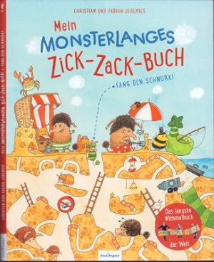 Image du vendeur pour Mein monsterlanges Zick-Zack-Buch - fang den Schnurk! Das lngste Wimmelbuch der Welt. mis en vente par Antiquariat Jenischek