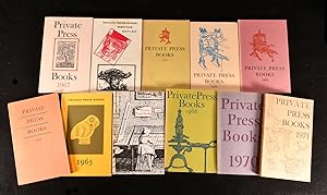Bild des Verkufers fr Private Press Books: An Annual Bibliography zum Verkauf von Rooke Books PBFA