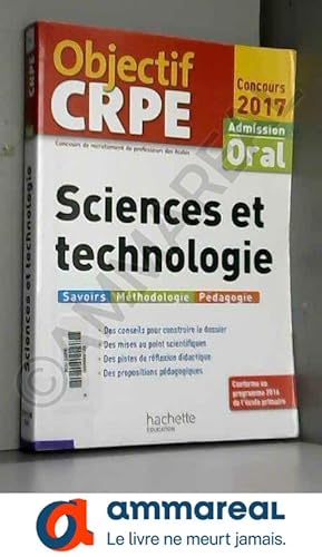 Image du vendeur pour Objectif CRPE Sciences et technologie - 2017 mis en vente par Ammareal