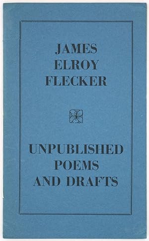 Unpublished Poems and Drafts. With an introduction and brief notes by Martin Booth.