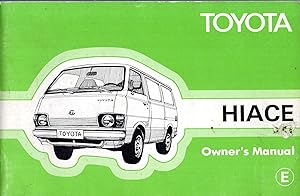 Toyota Hiace : Owner's Manual