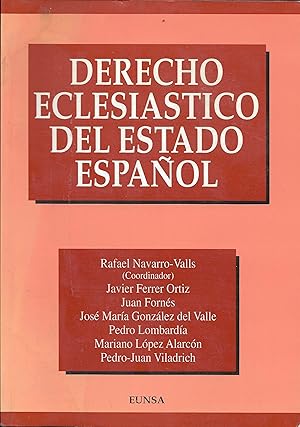 Imagen del vendedor de Derecho eclesistico del estado espaol a la venta por CA Libros