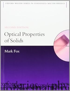 Immagine del venditore per Optical Properties of Solids (Oxford Master Series in Physics, 3) venduto da Pieuler Store