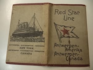 Red Star Line canvas ticket pouch / passport wallet