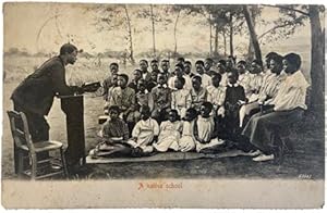 Photograph of "A Native School" in Durban, South Africa 1903