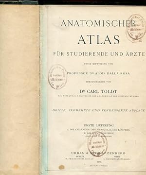 Anatomischer Atlas, für Studierende und Ärzte, Regiones corporis humani die Gegenden des menschli...