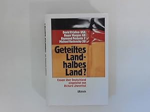 Imagen del vendedor de Geteiltes Land - halbes Land? : Essays ber Deutschland. Eingeleitet von Richard Lwenthal. a la venta por ANTIQUARIAT FRDEBUCH Inh.Michael Simon