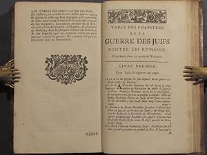 Seller image for Histoire des la Guerre des Juifs contre le Romains. Tome I. for sale by Das Konversations-Lexikon