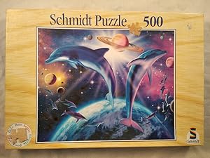 Schmidt 57343: Welt der Delfine [500-Teile-Puzzle]. Holzpuzzleteile! Achtung: Nicht geeignet für ...