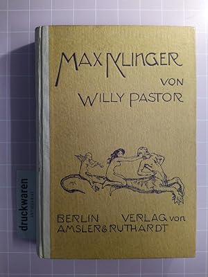 Bild des Verkufers fr Max Klinger. Mit eigenhndiger Deckelzeichnung des Knstlers. zum Verkauf von Druckwaren Antiquariat