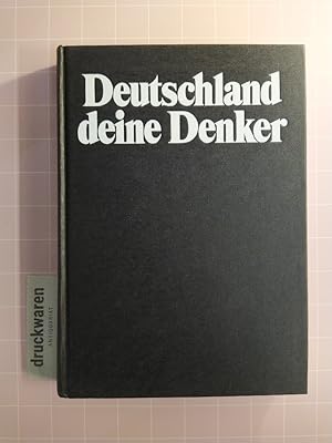 Bild des Verkufers fr Deutschland, deine Denker. Geschichten von Philosophen und Ideen, die unsere Welt bewegen. Ein Stern-Buch zum Verkauf von Druckwaren Antiquariat