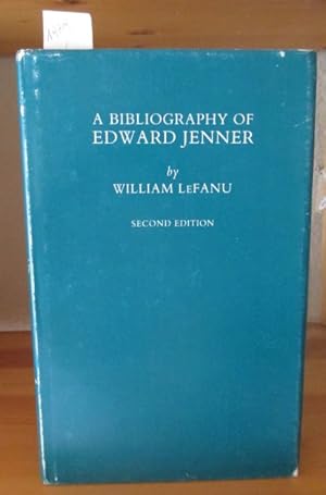 Bild des Verkufers fr A Bibliography of Edward Jenner. Second Edition. zum Verkauf von Antiquariat Michael Eschmann