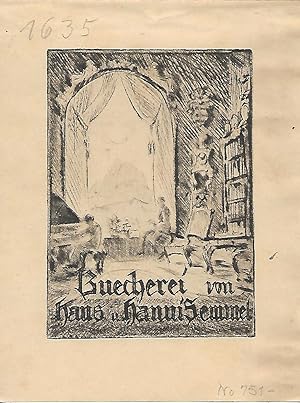 Exlibris Bücherei von Hans u. Hanni Semmel