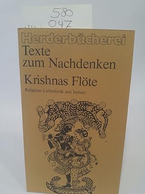 Seller image for Krishnas Flte. Religise Liebeslyrik aus Indien. for sale by ANTIQUARIAT Franke BRUDDENBOOKS