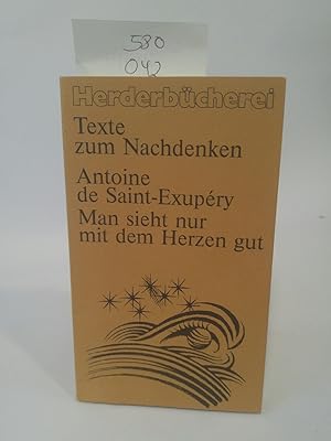 Image du vendeur pour Man sieht nur mit dem Herzen gut. mis en vente par ANTIQUARIAT Franke BRUDDENBOOKS