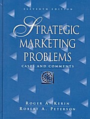 Image du vendeur pour Strategic Marketing Problems Cases and Comments mis en vente par unifachbuch e.K.