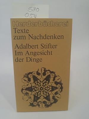 Seller image for Im Angesicht der Dinge. (Ex Libris) for sale by ANTIQUARIAT Franke BRUDDENBOOKS