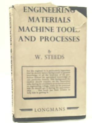 Seller image for Engineering Material Machine Tools and Processes for sale by World of Rare Books