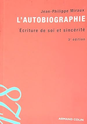 Image du vendeur pour L'autobiographie mis en vente par Librodifaccia
