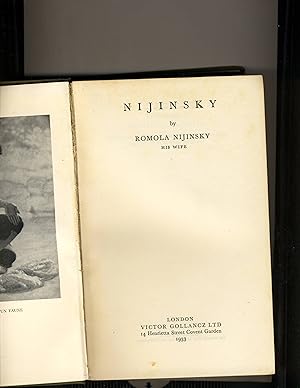 Imagen del vendedor de Nijinsky a la venta por Richard Lemay