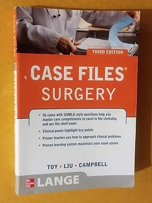 Seller image for Case Files Surgery, Third Edition (LANGE Case Files) for sale by Livresse