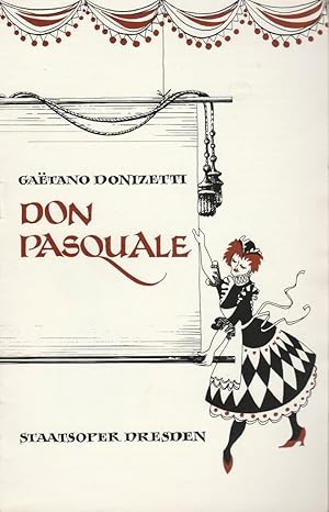 Image du vendeur pour Programmheft Gaetano Donizetti DON PASQUALE Premiere 3. + 4. April 1979 Groes Haus Spielzeit 1978 / 79 mis en vente par Programmhefte24 Schauspiel und Musiktheater der letzten 150 Jahre