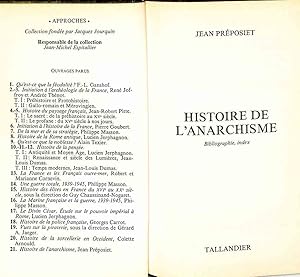 Histoire de l anarchisme, Bibliographie, index