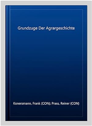 Seller image for Grundzuge Der Agrargeschichte -Language: german for sale by GreatBookPrices