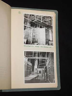 Bühnentechnische Einrichtungen in Film- und Fernsehstudios [Mappe mit 17 Originalfotos um 1967]