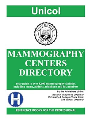Seller image for Mammography Centers Directory, 2020-21 Edition for sale by Redux Books